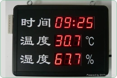 时间温湿度显示器 - YD-HTT823A - 银都 (中国 广东省 生产商) - 温度仪表 - 仪器、仪表 产品 「自助贸易」